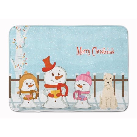 MICASA Christmas Soft Coated Wheaten Terrier Machine Washable Memory Foam Mat MI727248